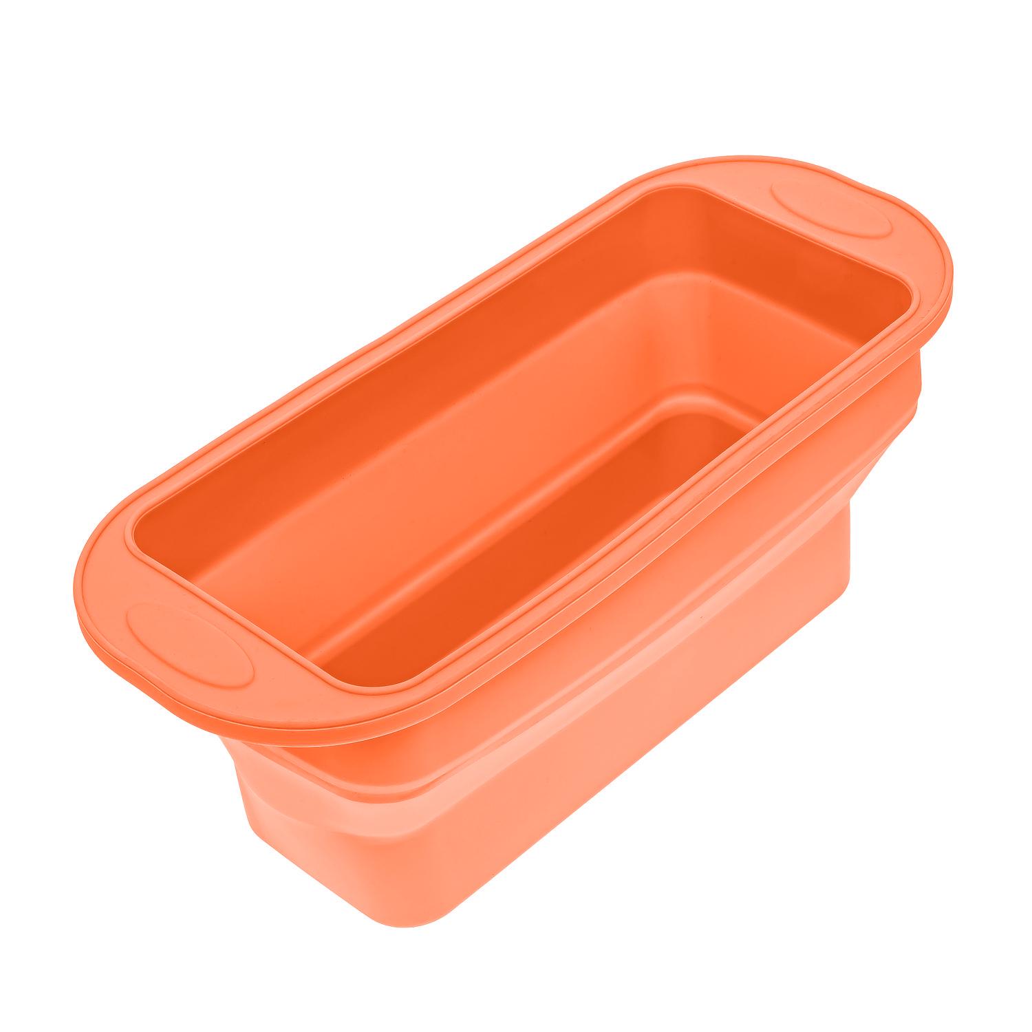 Форма для выпекания хлеба силиконовая 29,5х12,3х11 см Оранжевый (86798) - фото 5 Форма для выпекания хлеба силиконовая 29,5х12,3х11 см Оранжевый (86798) - фото 5