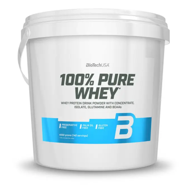 Протеин BioTech 100% Pure Whey Шоколад 4 кг