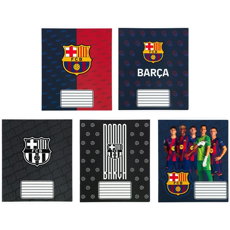 Набор школьных тетрадей KITE FC Barcelona линия 18 л. 20 шт. (BC26-237 В)