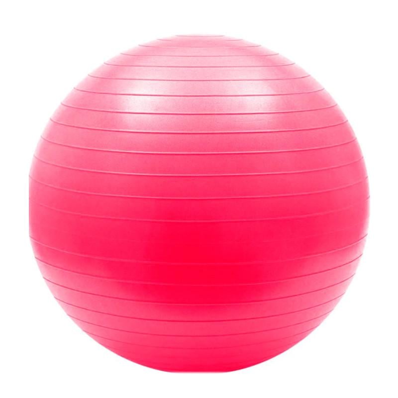 М'яч для пілатесу фітнесу та йоги Profi фітбол 55 см Рожевий
