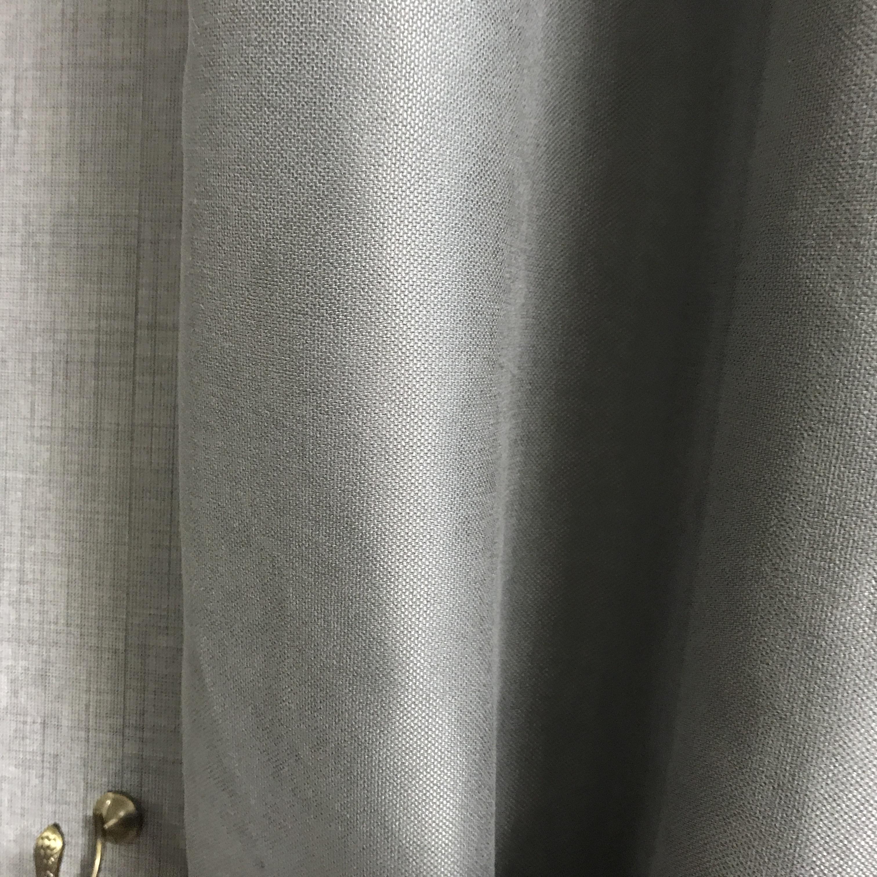 Гардина з мікровелюру та шифону ALBO 400x180 см Сірий (KU-PK-339) - фото 7