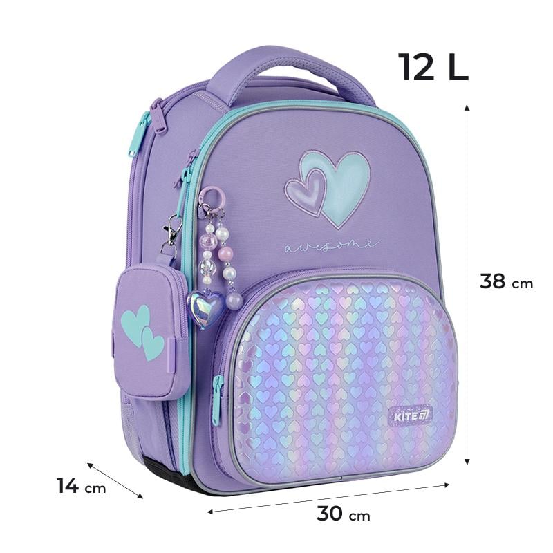 Шкільний набір KITE Education Awesome SET K25-556M-1 рюкзак/пенал/сумка - фото 3