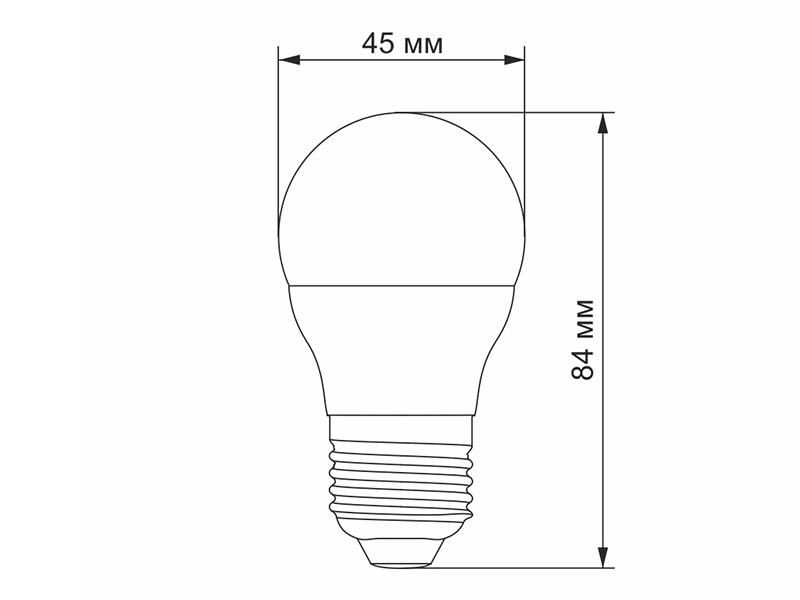 Светодиодная лампа Videx G45e 3,5W E27 4100K 220 V (VL-G45e-35274) - фото 3