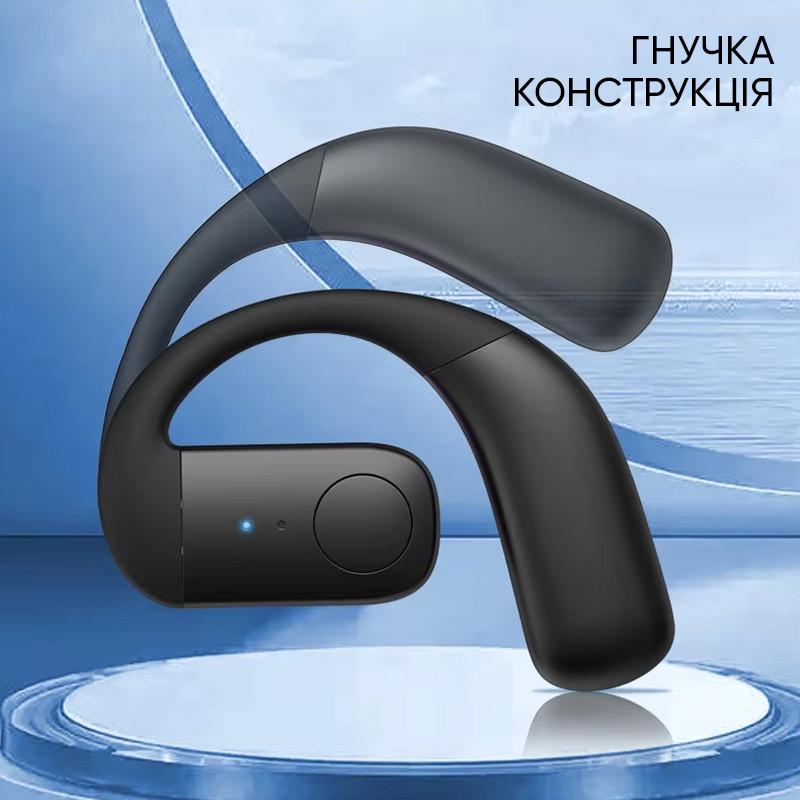 Гарнітура U&P F22 Bluetooth 5.4 IPX6 200 mAh Black (SHT-F22-BK) - фото 9