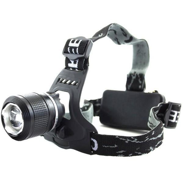 Налобный аккумуляторный фонарь Pro BL-2199 T-6 ударопрочный Черный