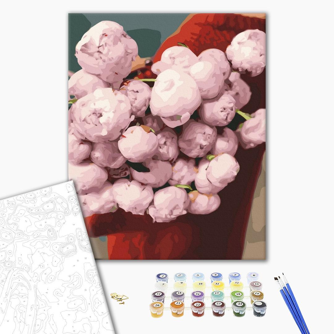 Картина по номерам Brushme Охапка пионов 40х50 см (GX36673) - фото 2 Картина по номерам Brushme Охапка пионов 40х50 см (GX36673) - фото 2