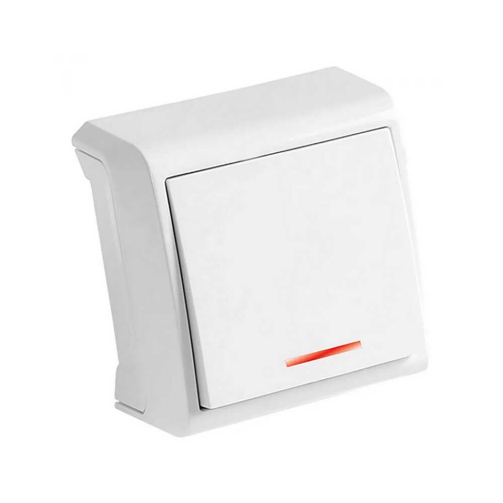 Выключатель одноклавишный Viko Vera Белый (27549907)