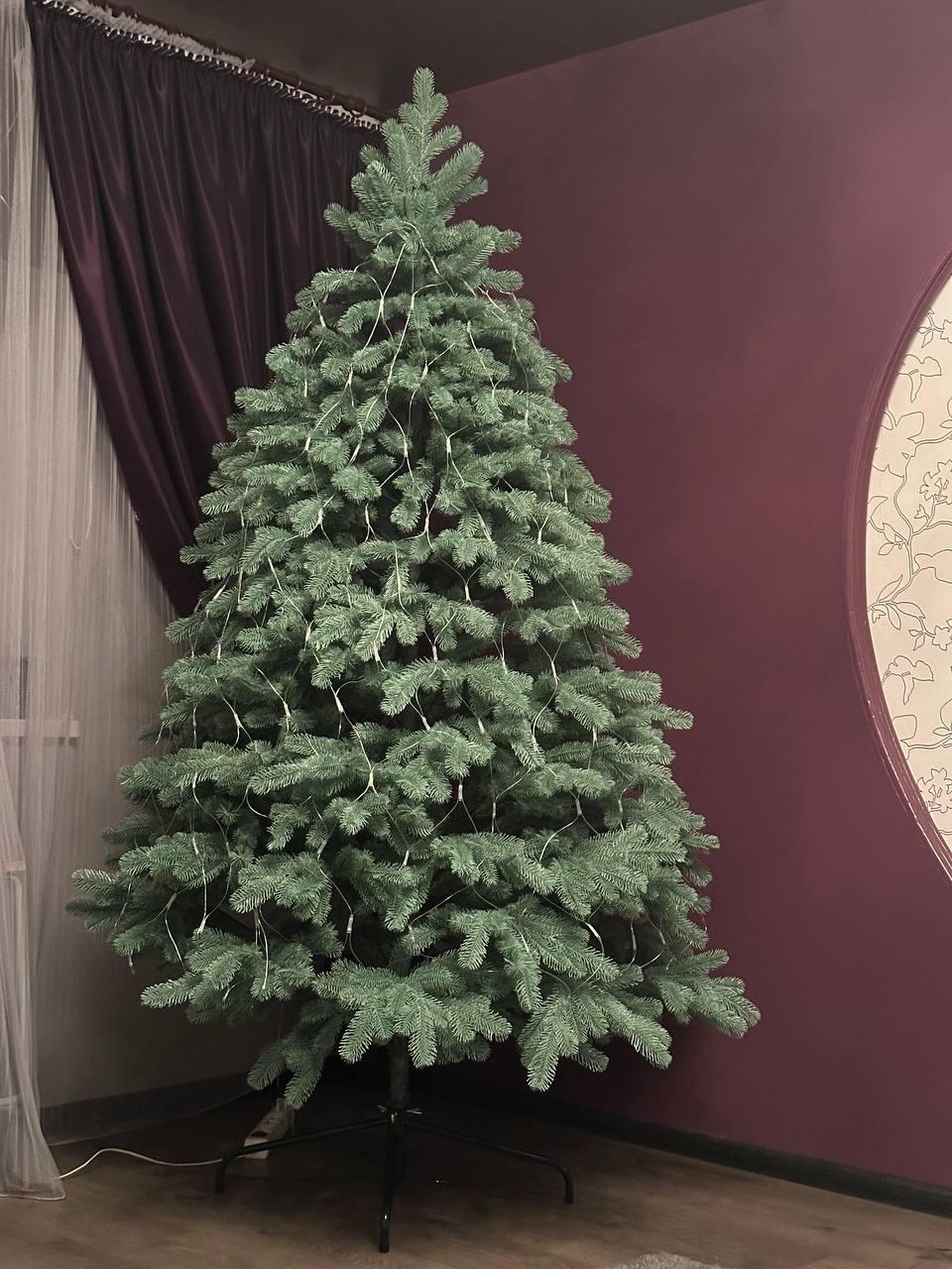 Штучна ялинка лита Premium Decor Еліт з металевою підставкою 4 м Зелений Штучна ялинка лита Premium Decor Еліт з металевою підставкою 4 м Зелений