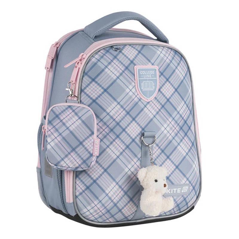 Школьный рюкзак каркасный KITE Education 555 College Line Girl 14 л Серый (K25-555S-6) - фото 1 Школьный рюкзак каркасный KITE Education 555 College Line Girl 14 л Серый (K25-555S-6) - фото 1