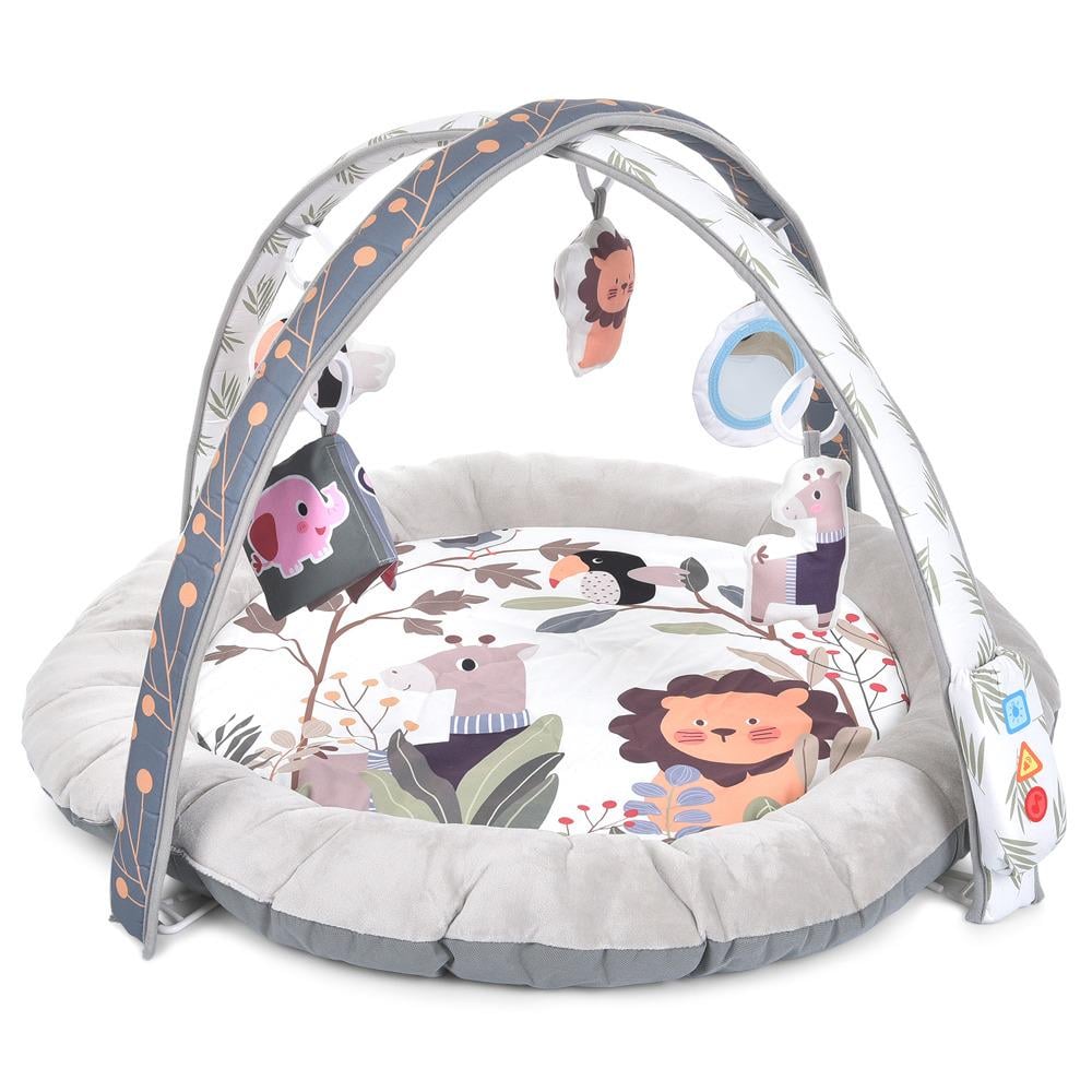 Развивающий коврик для новорожденных с игрушками и музыкой ME 1170 Beige