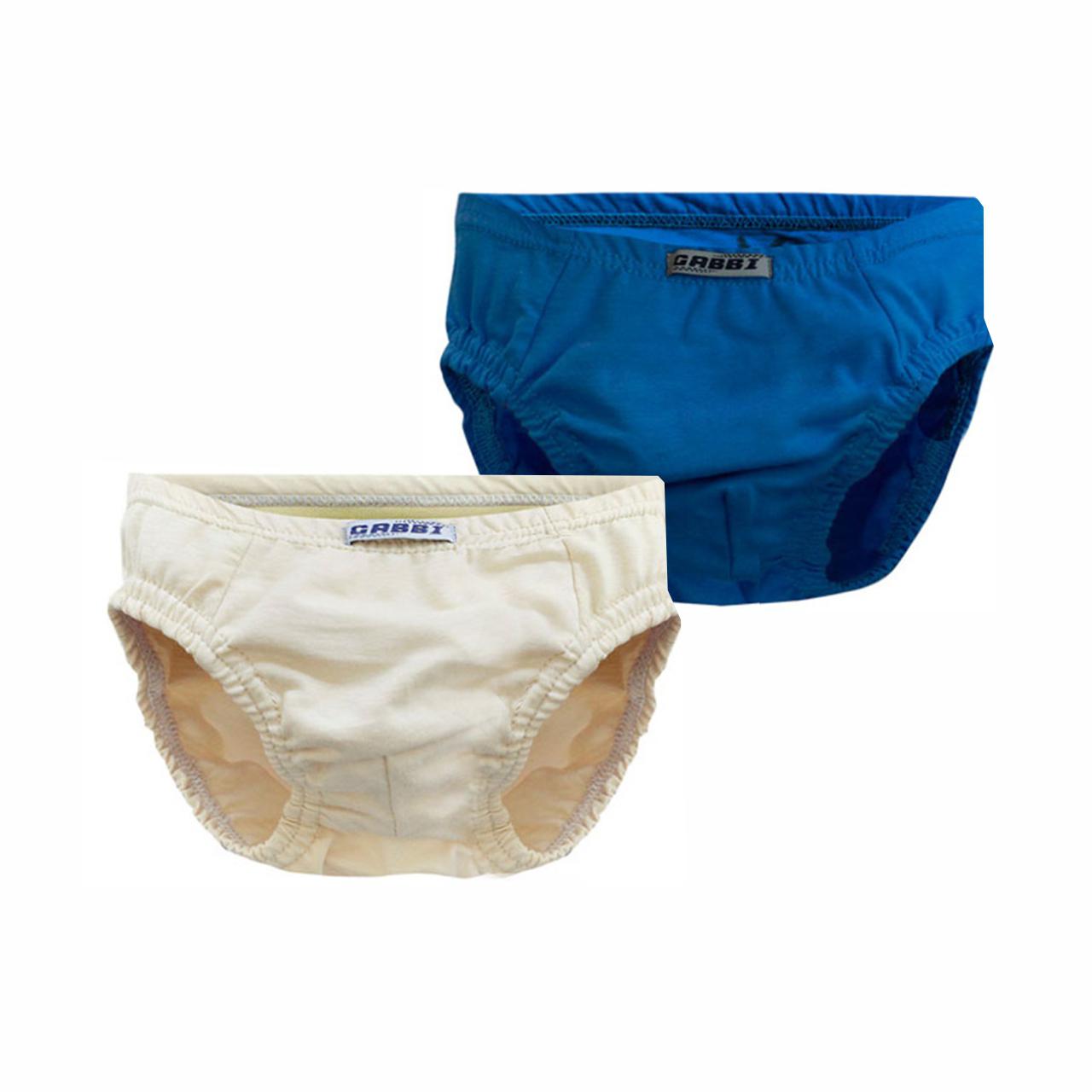 Трусы детские хлопковые для мальчика Gabbi TRM-19-3 80-86 см Голубой-Бежевый (11920)