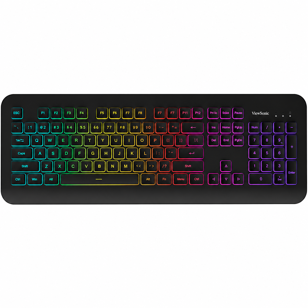 Клавиатура геймерская ViewSonic с RGB подсветкой Chocolate (1016-377-00) Клавиатура геймерская ViewSonic с RGB подсветкой Chocolate (1016-377-00)