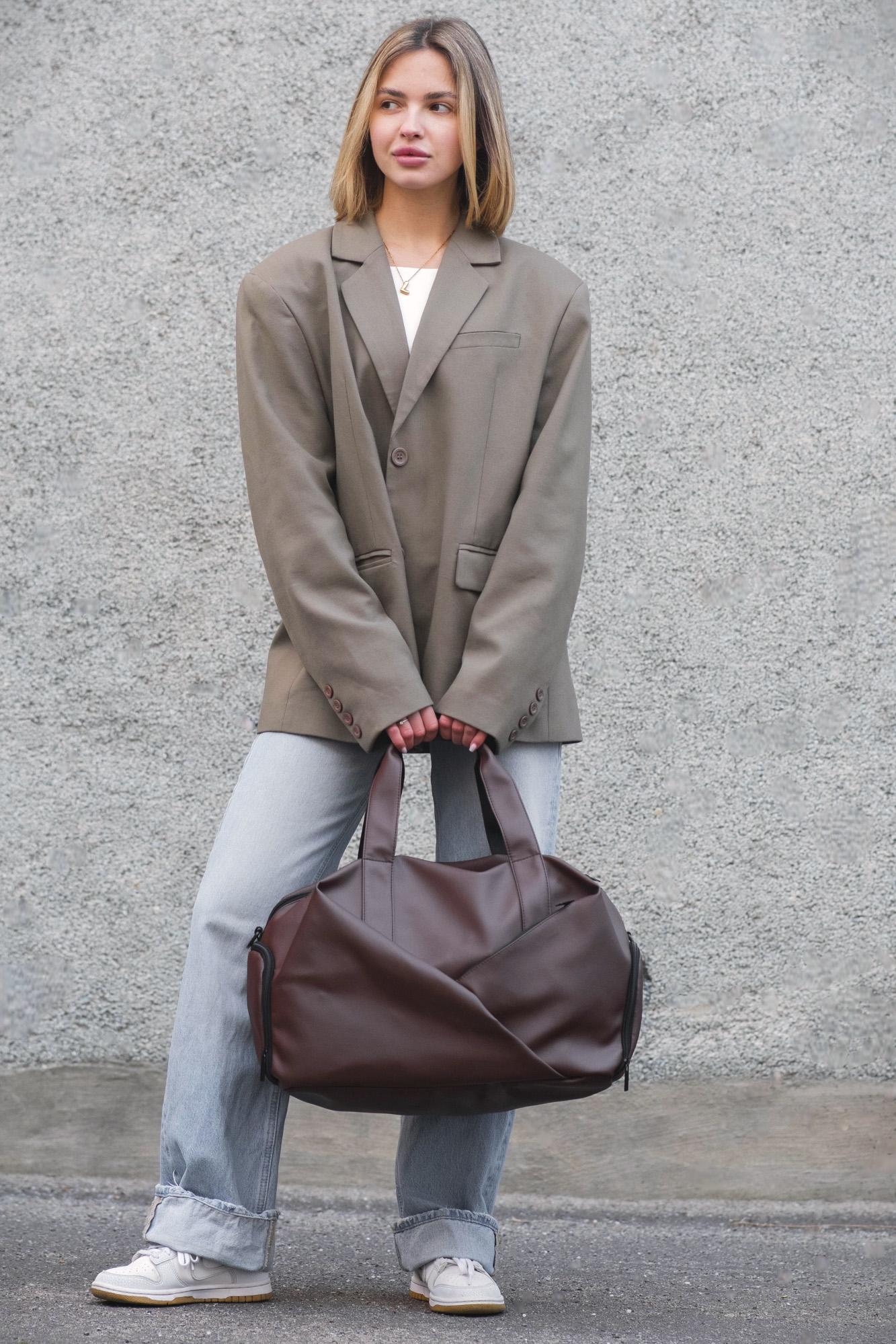 Сумка женская Without Gym багажная дорожная Brown (8049531)