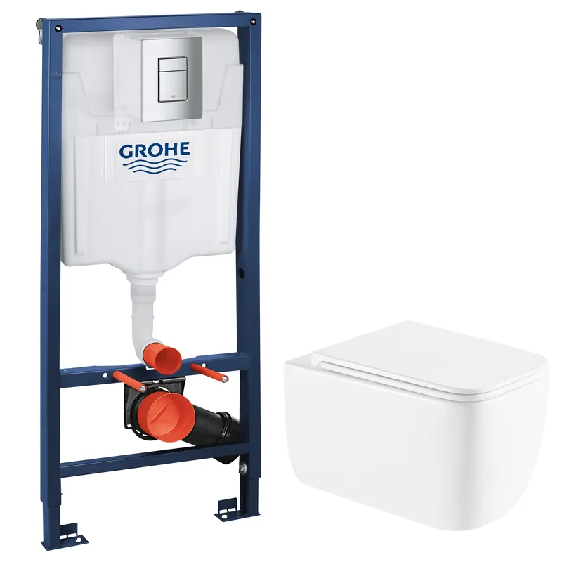 Комплект Grohe Set Унитаз DIVERSE-0301-T1/инсталляция Grohe Rapid SL 38772001 (38772001DIVERS0301 (2732970725)