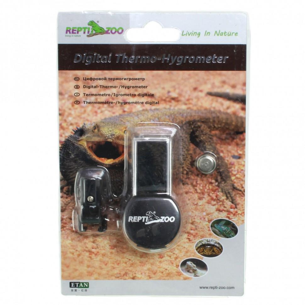Гигрометр-термометр цифровой Repti-Zoo LCD IPX4 (SH125B) - фото 3