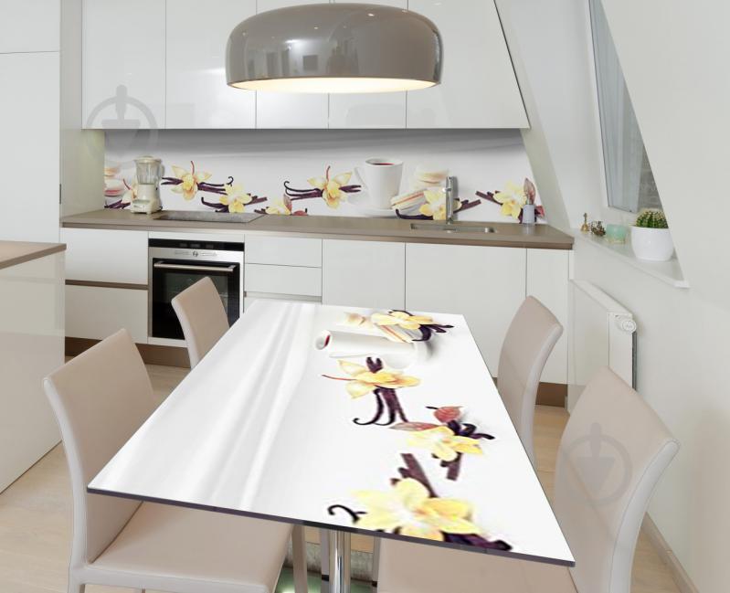 Наклейка 3Д виниловая на стол Zatarga «Ванильный чай» 650х1200 мм (Z184079/1st)