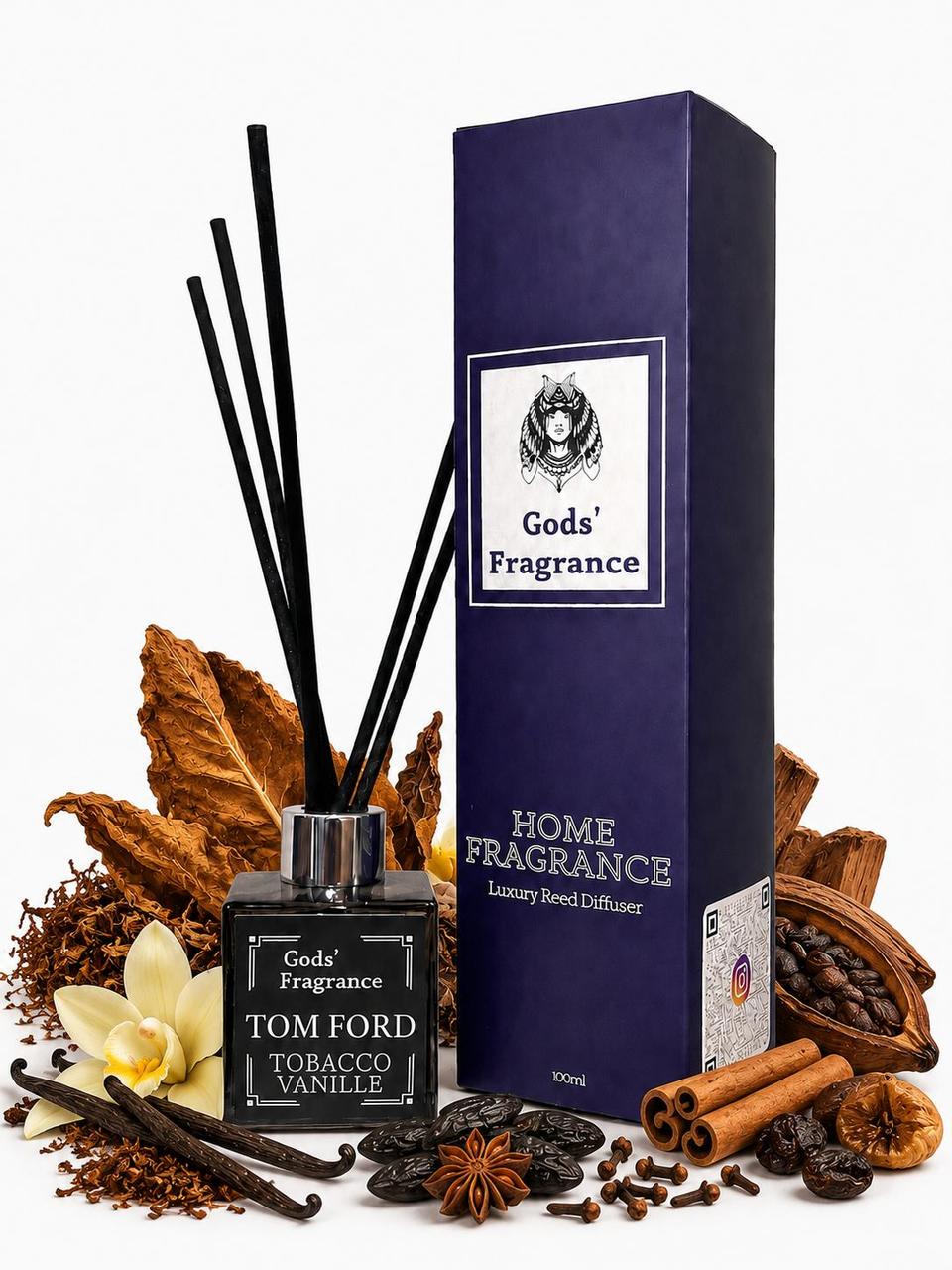 Аромадифузор с ароматом Tom Ford Tobacco Vanille парфюмированный для дома (N-002UH)
