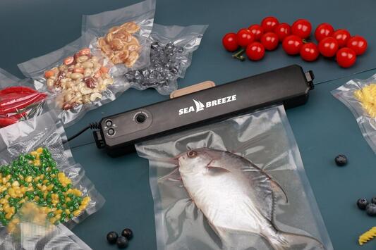 Вакууматор для їжі домашній SeaBreeze Vacuum Sealer 140 Вт - фото 4 Вакууматор для їжі домашній SeaBreeze Vacuum Sealer 140 Вт - фото 4