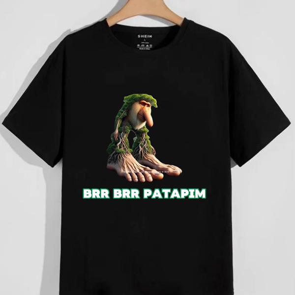 Футболка мужская Brr brr patapim 1 XL Черный (26961513)