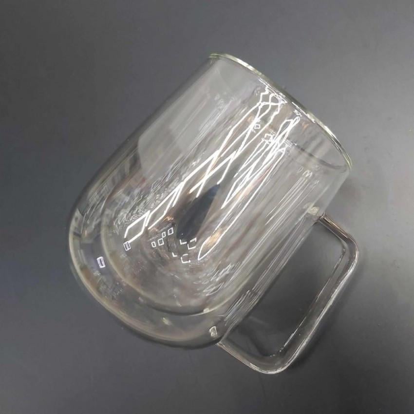 Чашка A-PLUS A-7004 с двойными стенками двойным стеклом 305 мл