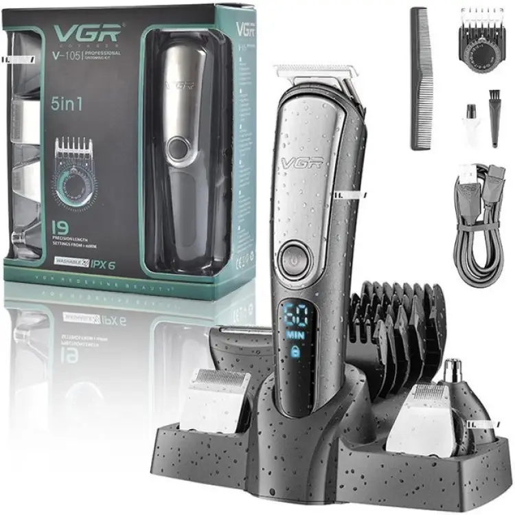 Тример для домашнього використання VGR Grooming Kit 5in1 V-105 (2335674538)