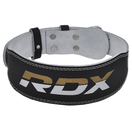 Пояс для тяжелой атлетики RDX 6 кожаный M Black Gold (3019811888) Пояс для тяжелой атлетики RDX 6 кожаный M Black Gold (3019811888)