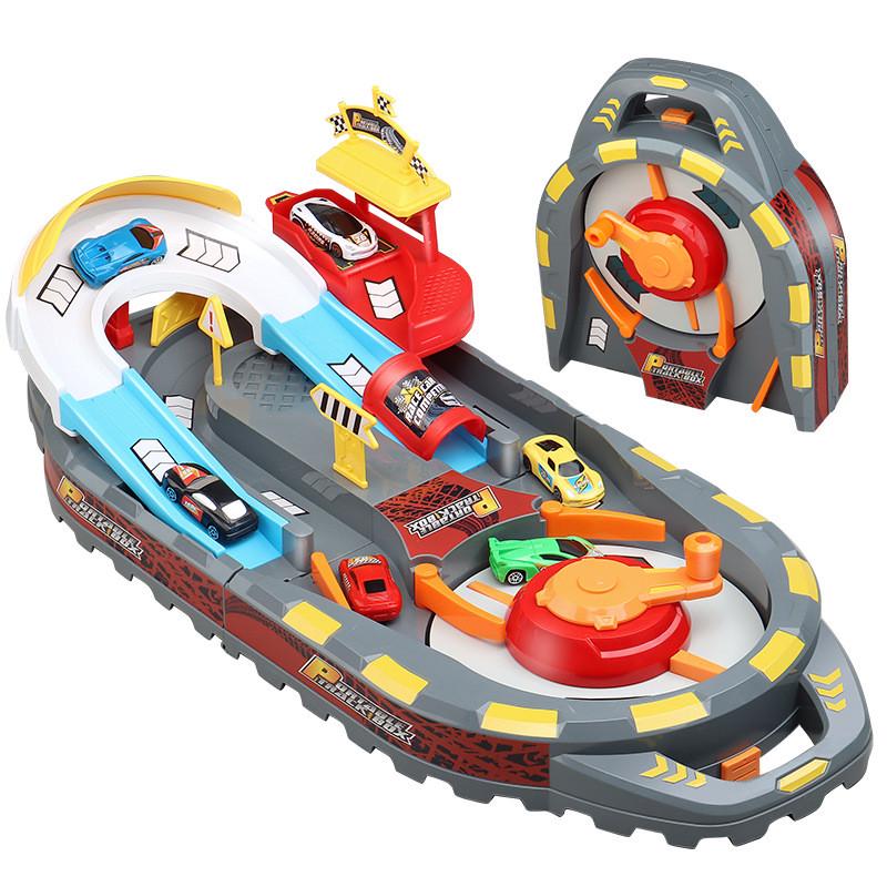 Автотрек складаний з обертаючою платформою 6 машинок в коробці (QL 906) - фото 7 Автотрек складаний з обертаючою платформою 6 машинок в коробці (QL 906) - фото 7