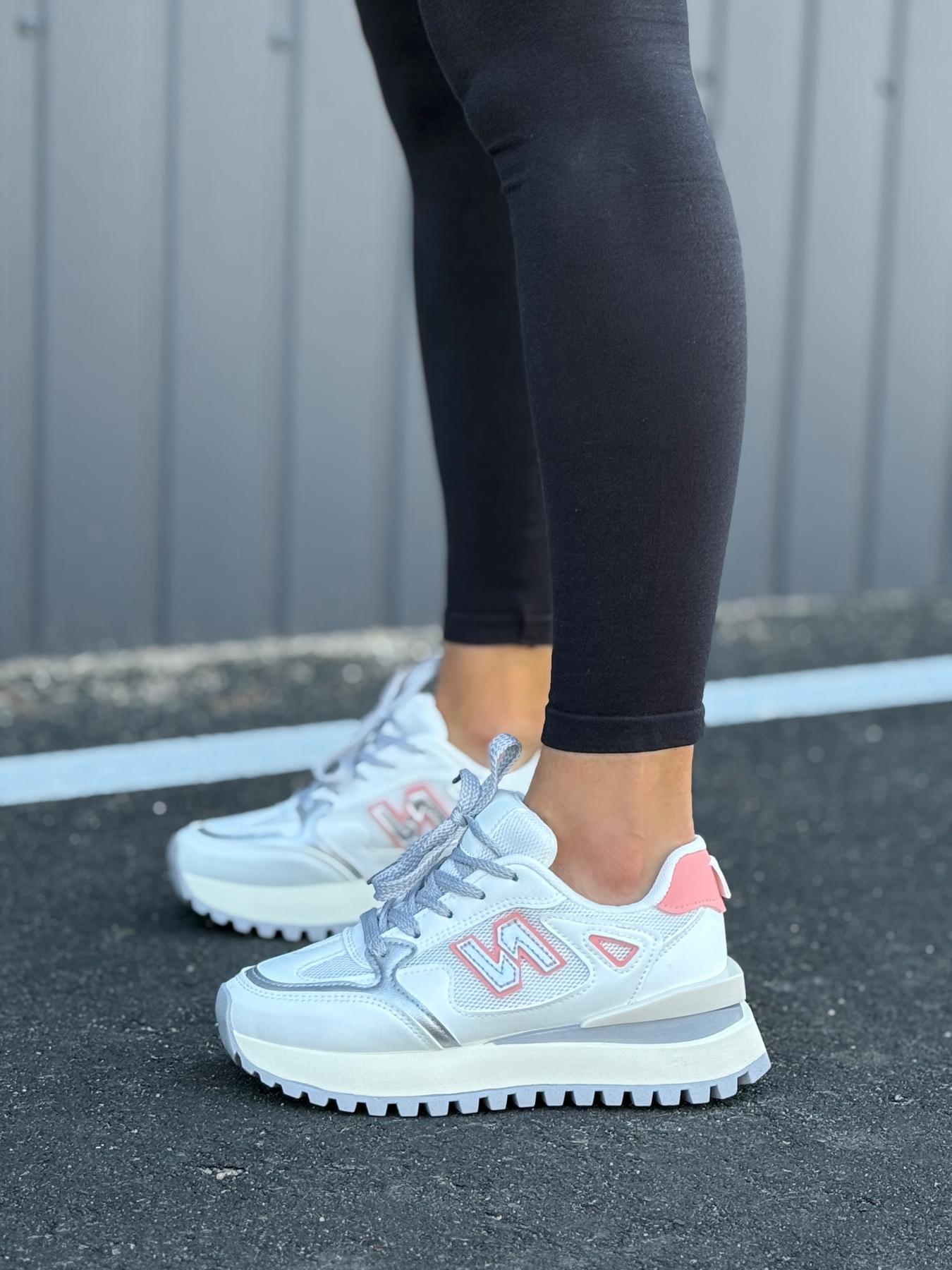 Кроссовки женские текстиль/пресс-кожа р. 41 Белый (13316128) - фото 2