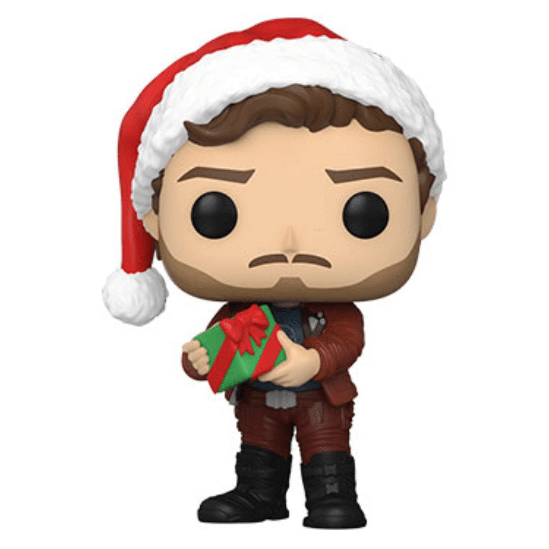 Ігрова фігурка Funko Pop! Вартові галактики: Holiday Special Зоряний лорд 10 см