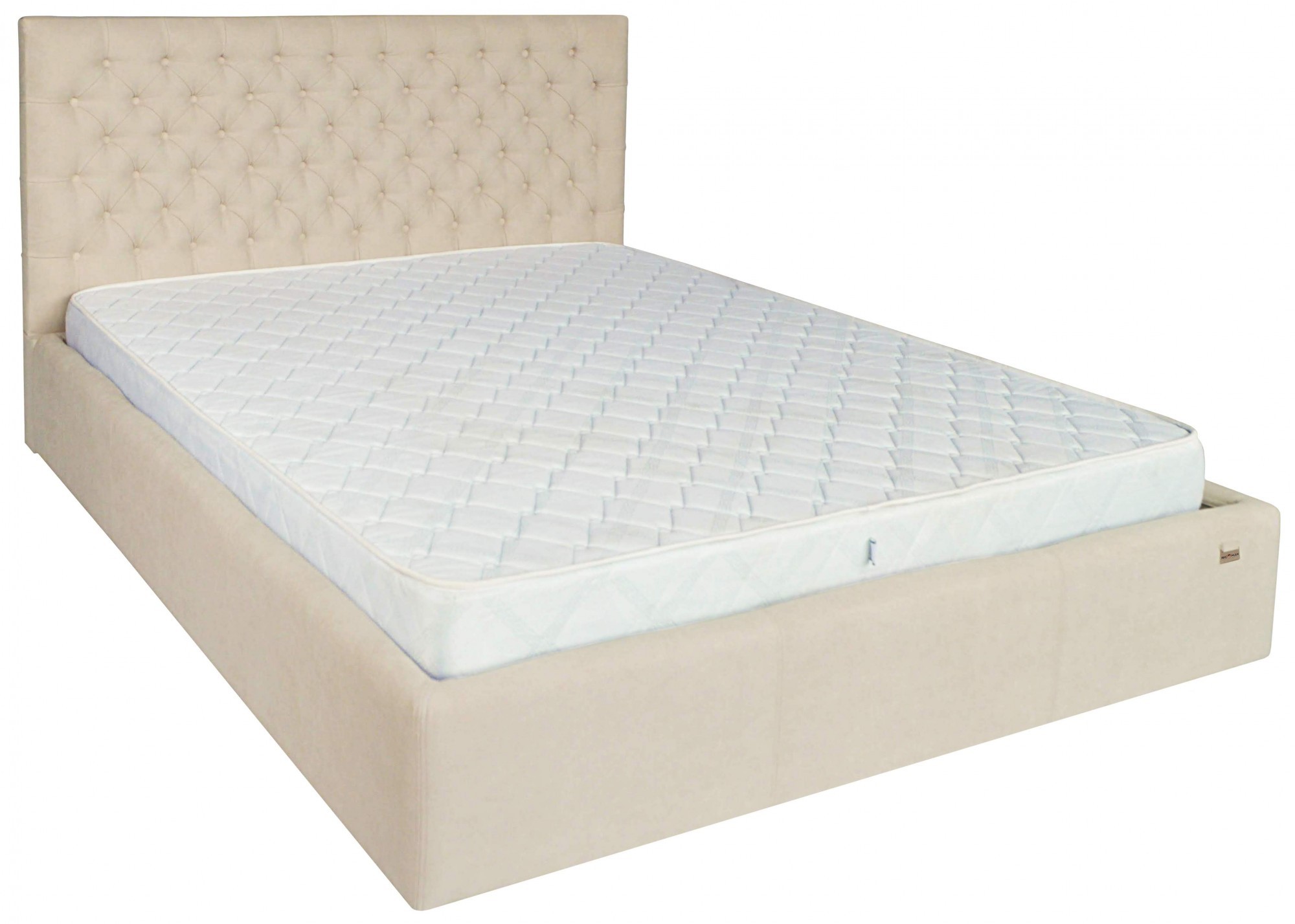 Кровать Cambridge Standard Мисти Milk A1 120х190 см Бежевый Кровать Cambridge Standard Мисти Milk A1 120х190 см Бежевый