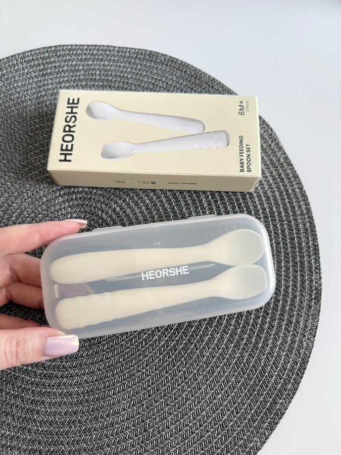 Ложечки силиконовые HEORSHE в контейнере Белый (28056290) - фото 2