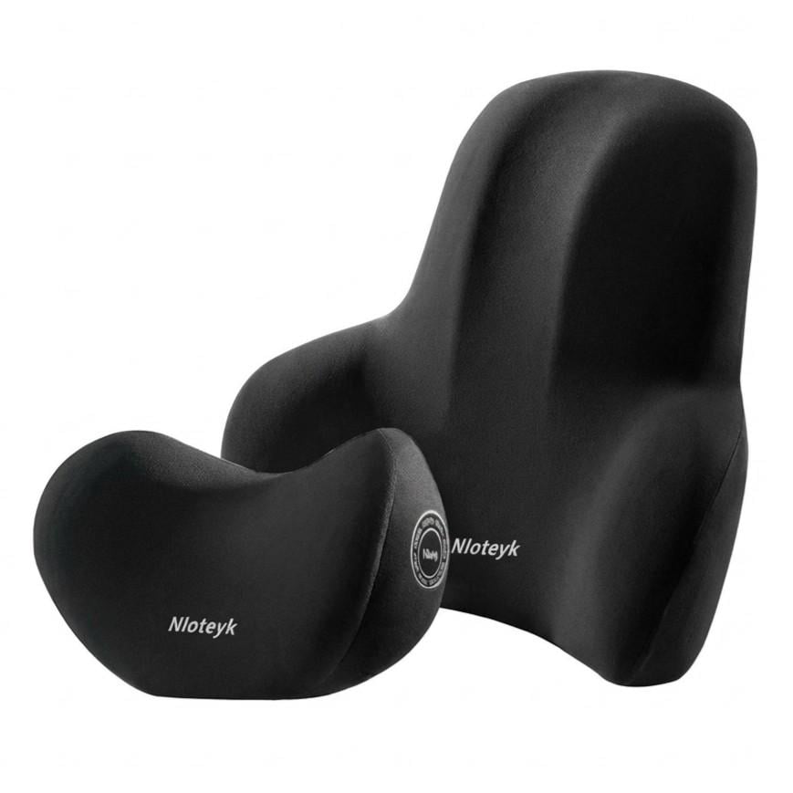 Набор ортопедических подушек для автомобиля и офиса с эффектом памяти подголовник и поддержка поясницы (N-013) Набор ортопедических подушек для автомобиля и офиса с эффектом памяти подголовник и поддержка поясницы (N-013)