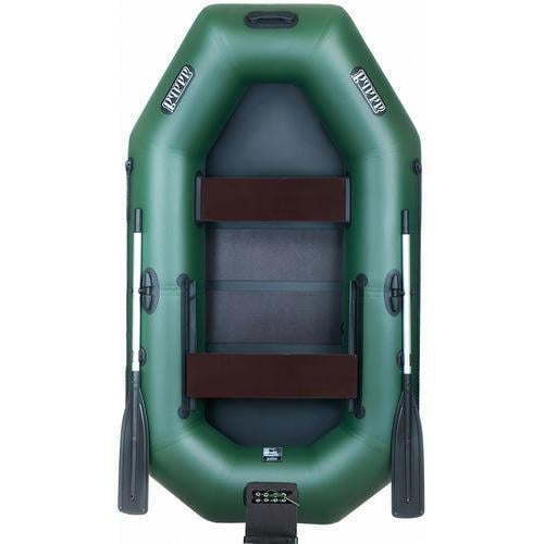 Надувная лодка Ладья ЛТ-250ЕСТ ПВХ 2-х местная/гребная с транцем/реечное дно
