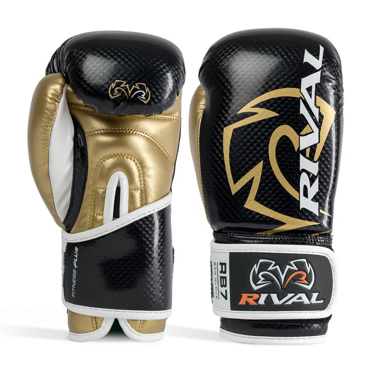 Боксерские перчатки Rival RB7 Fitness Plus Bag Gloves M р. 12 Черный/Золотой (RB7-Black/Gold-M) Боксерские перчатки Rival RB7 Fitness Plus Bag Gloves M р. 12 Черный/Золотой (RB7-Black/Gold-M)