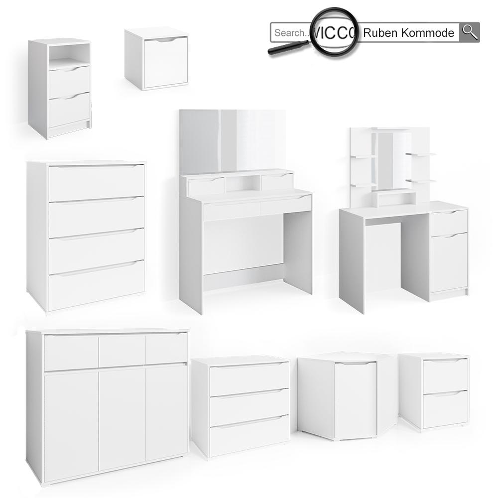 Мини туалетный столик Vicco Ruben с подсветкой и стулом Белый - фото 9 Мини туалетный столик Vicco Ruben с подсветкой и стулом Белый - фото 9