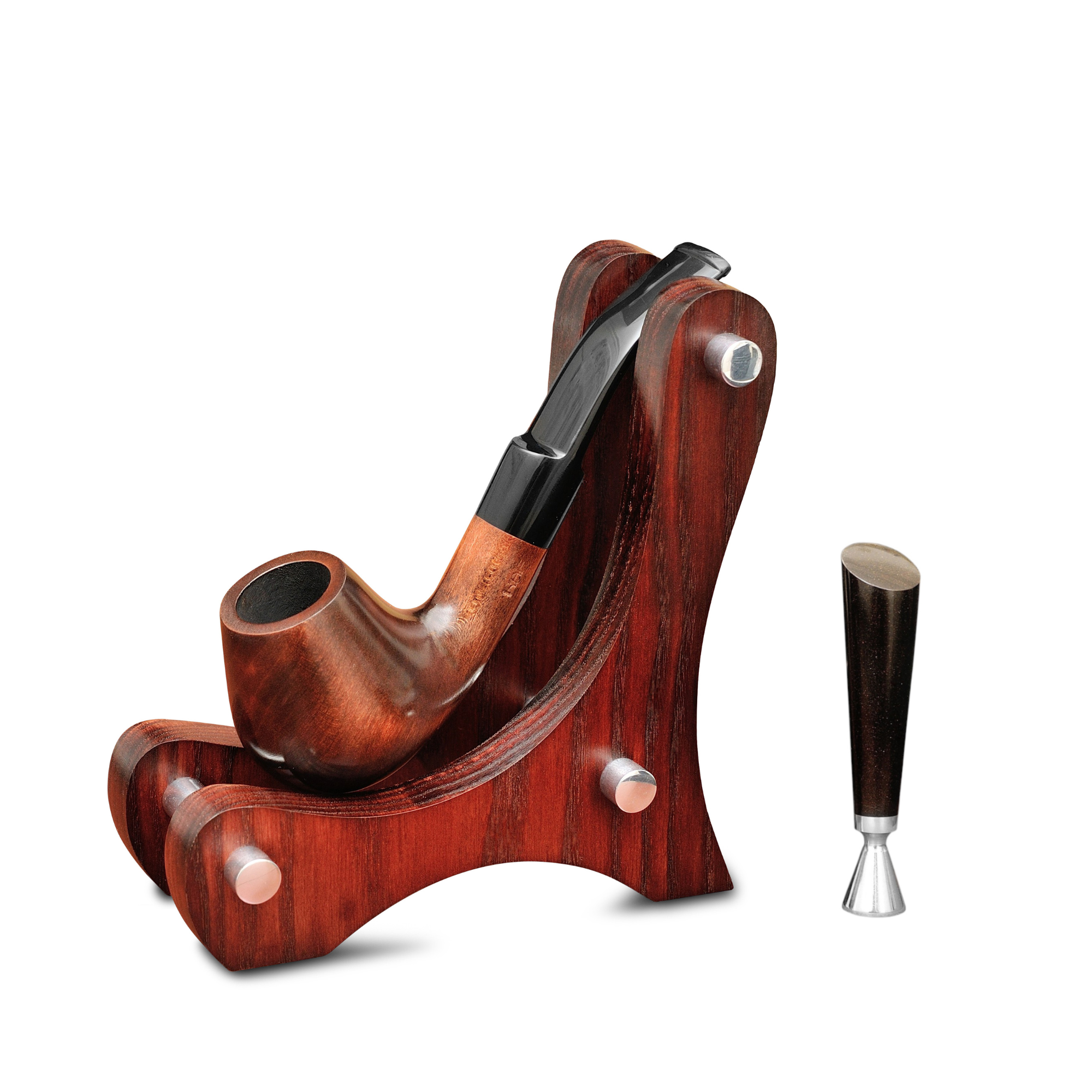 Курильна трубка KAFpipe Bent Volcano KAF4 №201 з підставкою/тампером