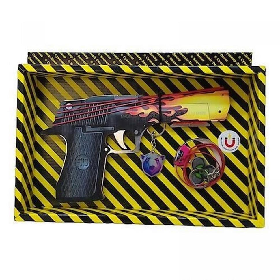Игровой набор Desert Eagle Blaze резиновый пистолет и аксессуары (IW-181-W-22) Игровой набор Desert Eagle Blaze резиновый пистолет и аксессуары (IW-181-W-22)