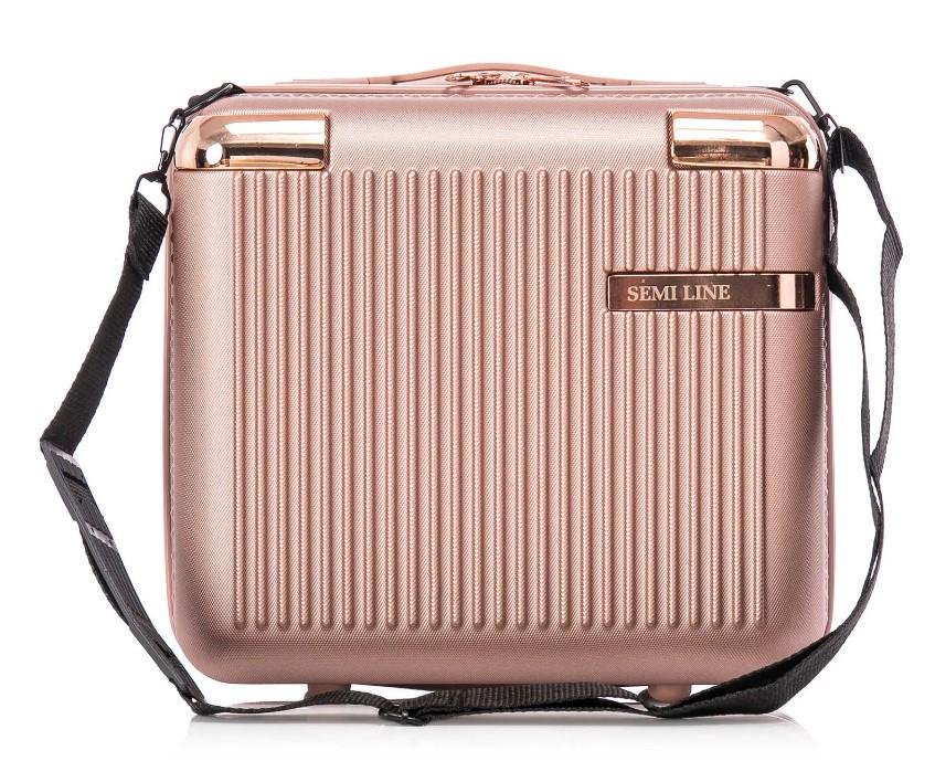 Кейс для косметики SEMI LINE 16 л Rose (T5664-2) - фото 6 Кейс для косметики SEMI LINE 16 л Rose (T5664-2) - фото 6