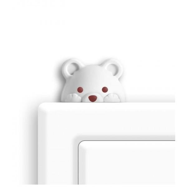 Держатель от опрокидывания комода Baby Safety White Bear WC-874 1 шт. - фото 3