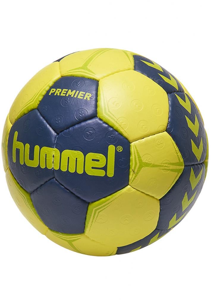 Мяч гандбольный Hummel Premier Handball р.2 Желтый/Синий (091-790-8676-2)