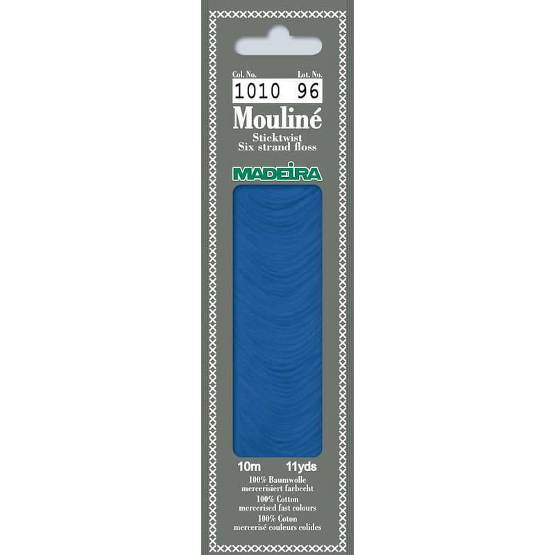 Нитки мулине Madeira 1010 Mouline Голубой