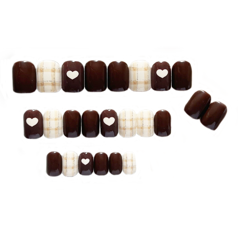 Накладные ногти с клеем Bananahall LK13478 24 шт. Коричневый (A9970) - фото 2 Накладные ногти с клеем Bananahall LK13478 24 шт. Коричневый (A9970) - фото 2