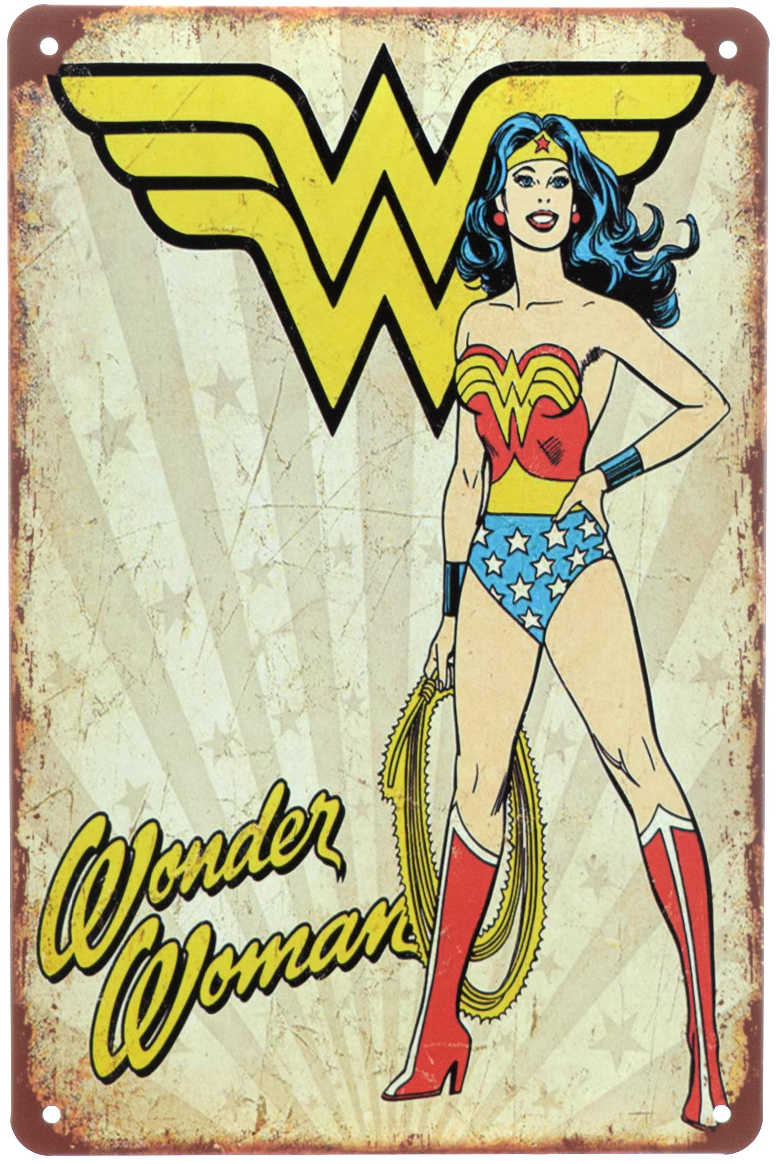 Табличка металева Диво-Жінка/Wonder Woman 20x30 см Табличка металева Диво-Жінка/Wonder Woman 20x30 см