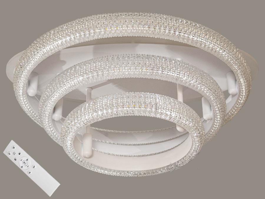 Люстра потолочная Octav с диммером и LED подсветкой 90 Вт (MX77015/3 ВтH LED)