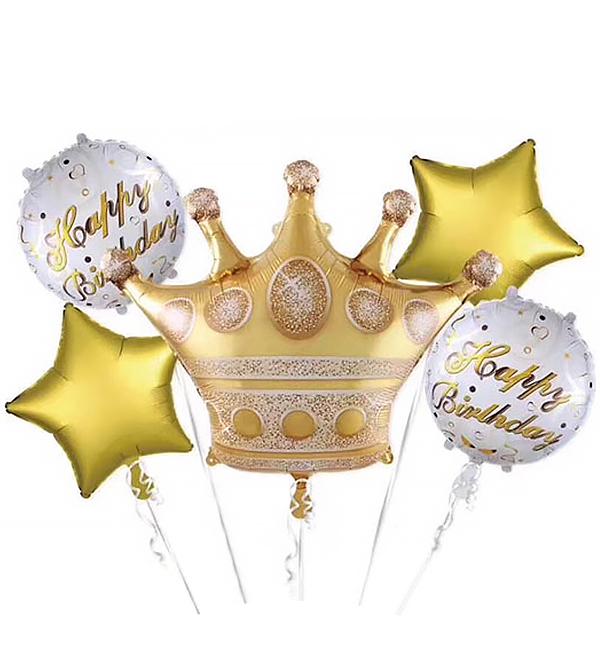 Воздушные шарики Crown 5 шт. (30018)