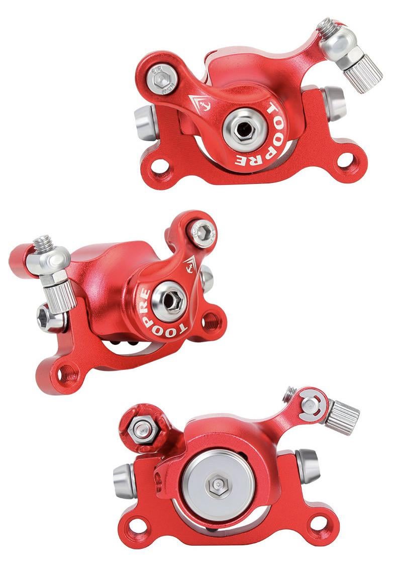 Тормозная машинка дисковая вело Toopre правосторонняя для дисков 120 мм 140 мм 160 мм суппорт колодки адаптер монтажные винты - фото 6