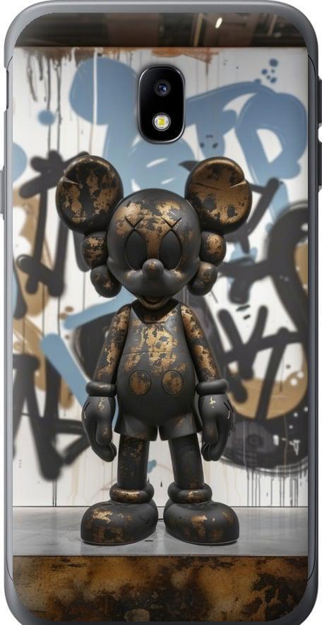 Чехол на Samsung Galaxy J3 (2017) Bronze kaws v2 (6098t-650-42517)