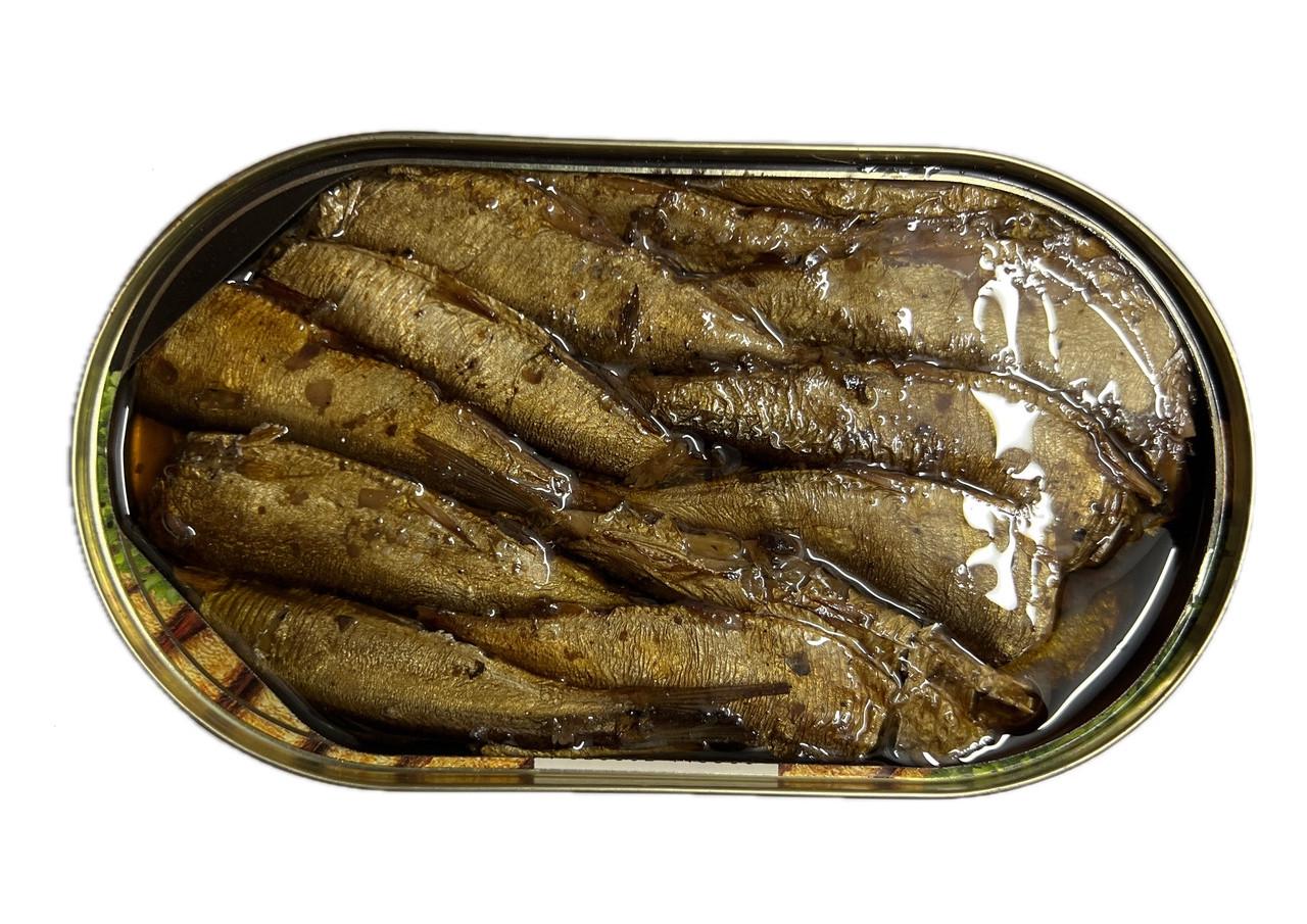 Шпроты большие в масле натурального копчения Боцман Упаковка 190 г х15 шт. - фото 4