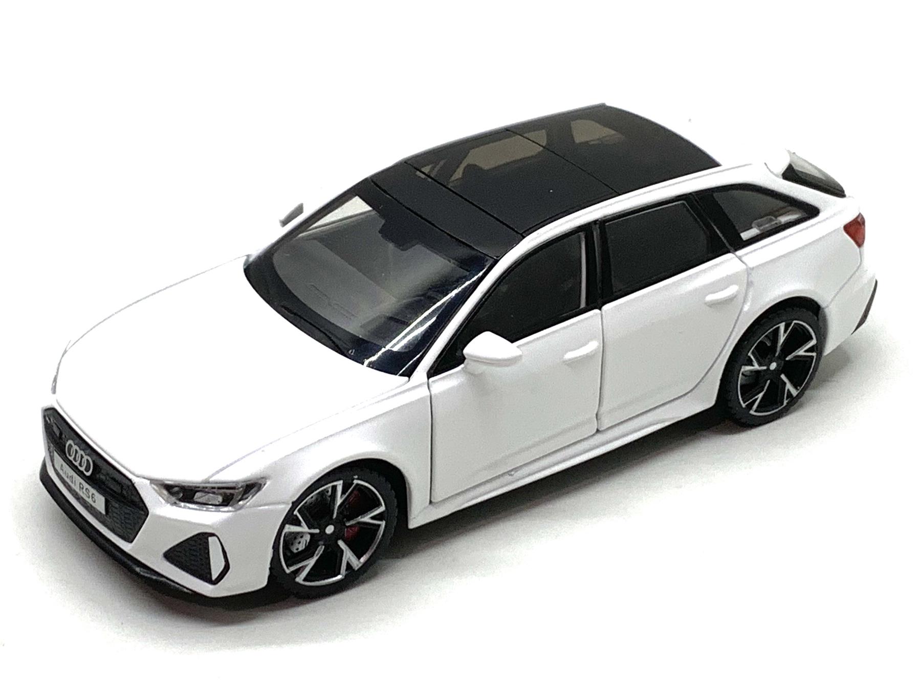 Машина TK Union Group Audi A6 металлопластик 1:32 звук/свет/инерция Белый (ТК-10206)