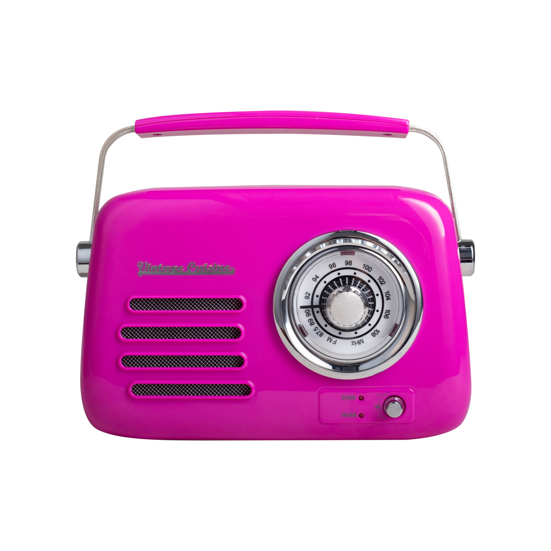Радіо у ретро стилі Bluetooth Vintage Cuisine металева ручка Рожевий